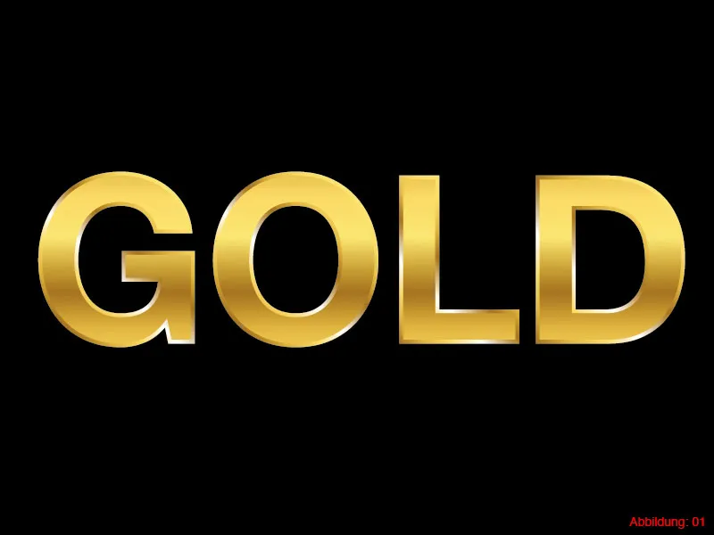 Adobe Illustrator – Goldeffekt auf Schrift Adobe Illustrator – Goldeffekt auf Schrift