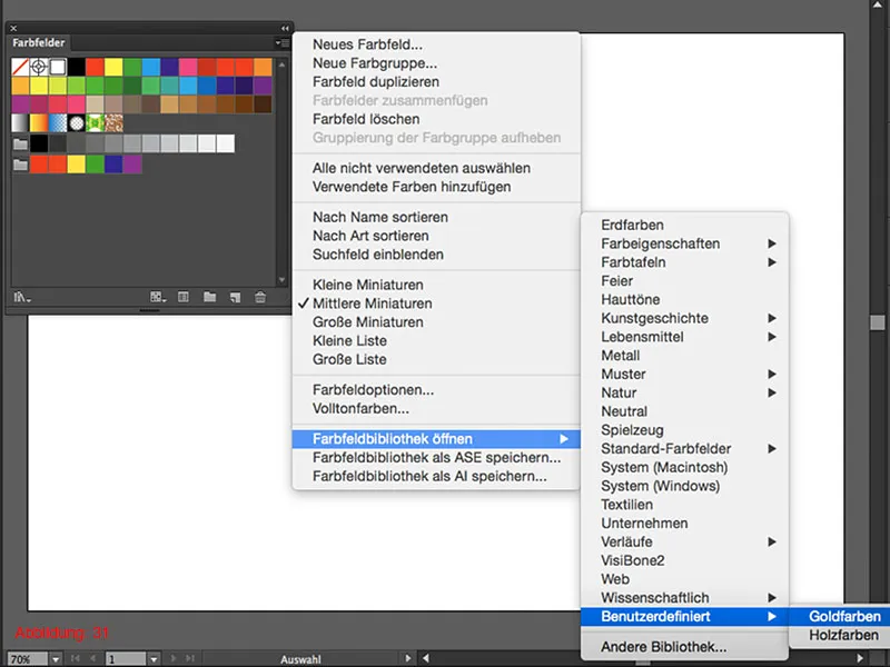 Adobe Illustrator – Goldeffekt auf Schrift Adobe Illustrator – Goldeffekt auf Schrift
